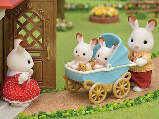 Sylvanian Families - Suklaapupukaksoset -setti (Lastenvaunut), kuva 3