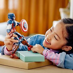 LEGO Super Heroes Marvel 76258 - Rakennettava Captain America ‑hahmo, kuva 2