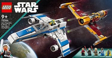 LEGO Star Wars 75364 - Uuden Tasavallan E-wing™ vs. Shin Hatin tähtihävittäjä