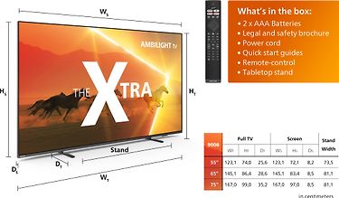 Philips The Xtra PML9008 55" 4K Mini-LED Ambilight TV, kuva 5