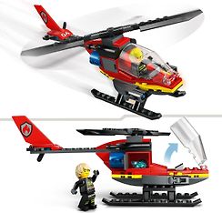 LEGO City Fire 60411  - Palokunnan pelastushelikopteri, kuva 4