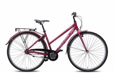 Helkama T7 -naisten polkupyörä, 7-v, punainen