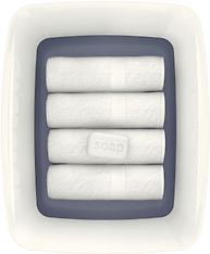 Leitz MyBox® L -säilytyslaatikko kannella, valkoinen/harmaa, kuva 5