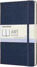 Moleskine Art Sketchbook Pocket Sapphire Blue -muistikirja, sininen