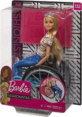 Barbie Fashionistas -pyörätuoli ja nukke, lajitelma, kuva 4
