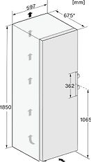 Miele KS 4783 ED -jääkaappi, valkoinen ja Miele FNS 4782 E -kaappipakastin, valkoinen, kuva 24