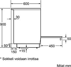 Siemens HL9R4T050U iQ300 -induktioliesi, teräs, kuva 7