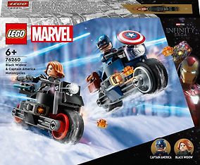 LEGO Super Heroes Marvel 76260 - Black Widow ja Captain America moottoripyörineen