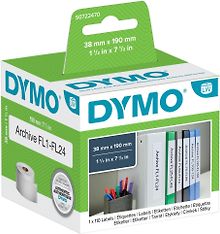 DYMO LabelWriter -kapea mappitarra 38 x 190 mm, 110 tarraa, valkoinen