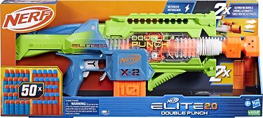 NERF Elite 2.0 Blaster Double Punch - vaahtomuoviammusase