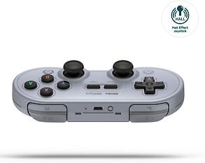 8BitDo SN30 Pro - Hall Edition -langaton peliohjain, harmaa, Switch / PC / Android, kuva 4