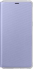 Samsung Neon Flip Cover -suojakuori, Galaxy A8 (2018), Orchid Gray