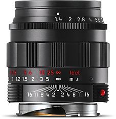 Leica Summilux-M 50/1.4 ASPH Black-Chrome edition -objektiivi