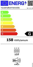 Scandomestic SV 111 B -viinikaappi, kuva 6