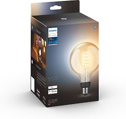 Philips Hue -filamenttiälylamppu, White ambiance, Filament Globe, E27, 9,5 cm, kuva 5