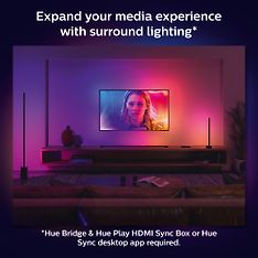 Philips Hue Gradient Light tube -älyvaloputki, pitkä, musta, monivärivalaistus, kuva 17