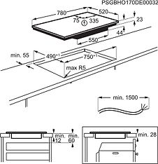 AEG IKE84475FB 6000-sarjan -induktiotaso, 80 cm, kuva 5