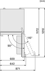 Miele KFN 4494 ED -jääkaappipakastin, valkoinen, 2m, kuva 8