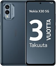 Nokia X30 5G -puhelin, 256/8 Gt, sininen