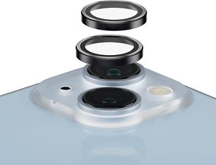 PanzerGlass Hoops -kameran linssinsuoja, iPhone 14 / 14 Plus, musta