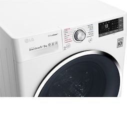 LG F4J8FH2W - kuivaava pyykinpesukone, valkoinen, kuva 5