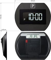 Needit Park Lite -automaattinen pysäköintikiekko, musta, kuva 5