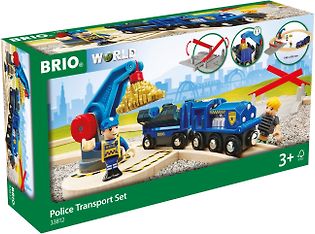 BRIO World 33812 - Poliisi-ratasetti