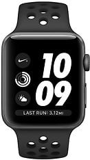 Apple Watch Nike+ (GPS) tähtiharmaa 42 mm, antrasiitti/musta Nike Sport-ranneke, MQL42, kuva 2