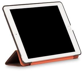 Knomo iPad 9.7" Leather Folio -suojakotelo Apple iPad -tabletille, ruskea, kuva 3