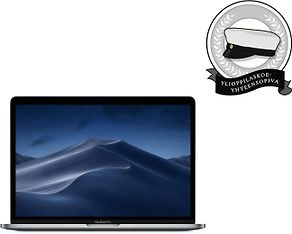 Apple MacBook Pro 13" 16 Gt, 256 Gt SSD -kannettava, tähtiharmaa, MPXT2