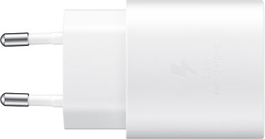 Samsung 25 W Fast Charge -matkalaturi, Type-C -kaapelilla, valkoinen, kuva 5