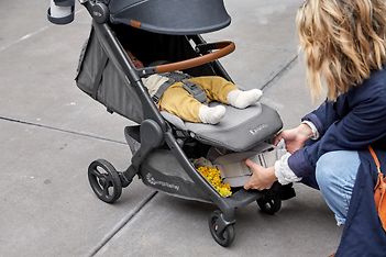 Ergobaby Metro+ Deluxe -matkarattaat, London Grey, kuva 28