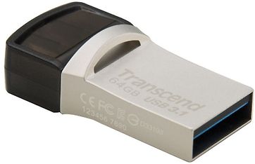 Transcend JetFlash 890S 64 Gt USB 3.1 ja Type C -muistitikku