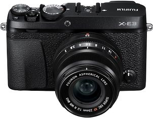 Fujifilm X-E3 -mikrojärjestelmäkamera + 23mm F2, musta, kuva 2