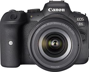 Canon EOS R6 -järjestelmäkamera + 24-105 mm objektiivi
