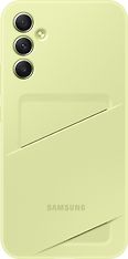 Samsung Galaxy A34 Card Slot Case -suojakuori, lime