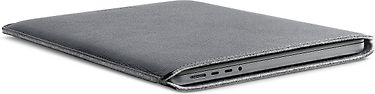 Woolnut Leather Sleeve -suojatasku 14" MacBook Pro, harmaa, kuva 4