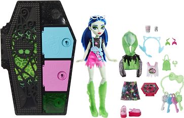 Monster High Skulltimate Secrets: Neon Frights Ghoulia - muotinukke, kuva 5