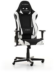 DXRacer RACING Gaming Chair -pelituoli, musta/valkoinen, kuva 3