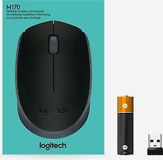 Logitech M170 -langaton hiiri, harmaa, kuva 8