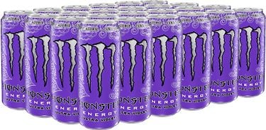 Monster Energy Ultra Violet -energiajuoma, 500 ml, 24-pack
