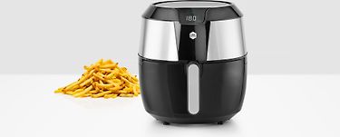 OBH Nordica Easy Fry XXL -airfryer, musta/teräs, kuva 5