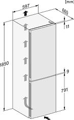 Miele KFN 4374 ED -jääkaappipakastin, teräs, kuva 11