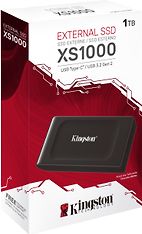 Kingston XS1000 -ulkoinen SSD-levy, 1 Tt, musta, kuva 6