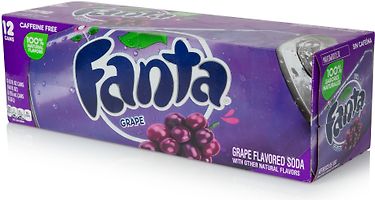 Fanta Grape USA -virvoitusjuoma, 355 ml, 12-PACK