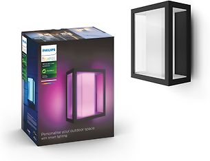 Philips Hue Impress Outdoor-älyseinävalaisin, iso 24 cm, antrasiitti, 24 cm, 1200 lm, kuva 5