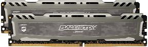 Crucial Ballistix Sport LT DDR4 UDIMM 3000 MHz 16 Gt -muistimodulipaketti, kuva 2