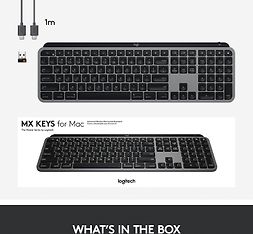 Logitech MX Keys for Mac -näppäimistö, kuva 21