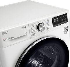 LG K4WV508N1WB -pyykinpesukone ja LG K0RV908N1W9 -kuivausrumpu, kuva 20