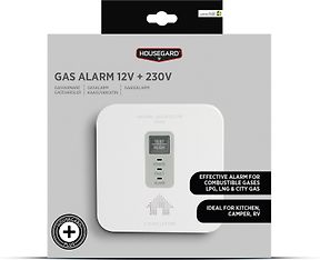 Housegard GA102 -kaasuvaroitin, 230V/12V, kuva 3